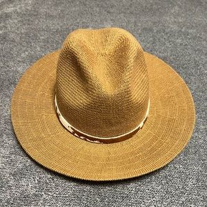 WYETH Open Weave Fedora Hat